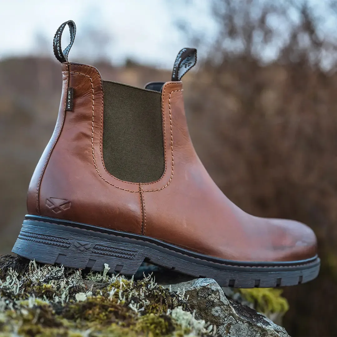 Dalmeny Dealer Boots - Tan by Hoggs of Fife