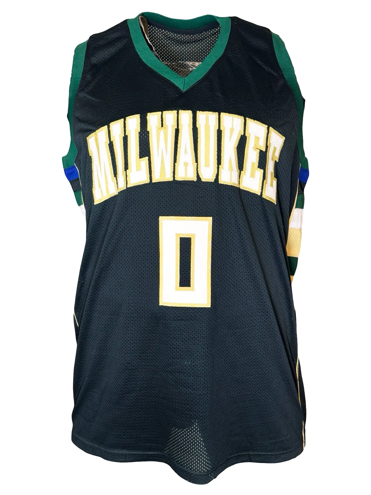 Damian Lillard Signed Milwaukee Black Basketball Jersey (JSA)