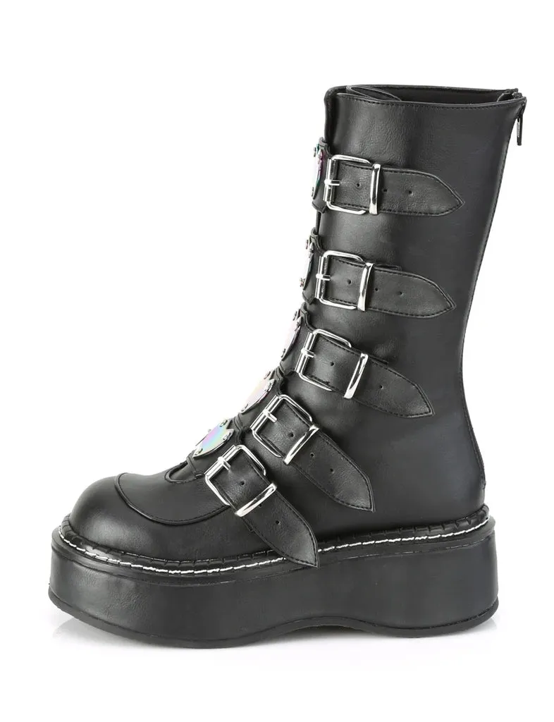 DEMONIA EMILY 330 BOOTS - BLACK ✰ PRE ORDER ✰