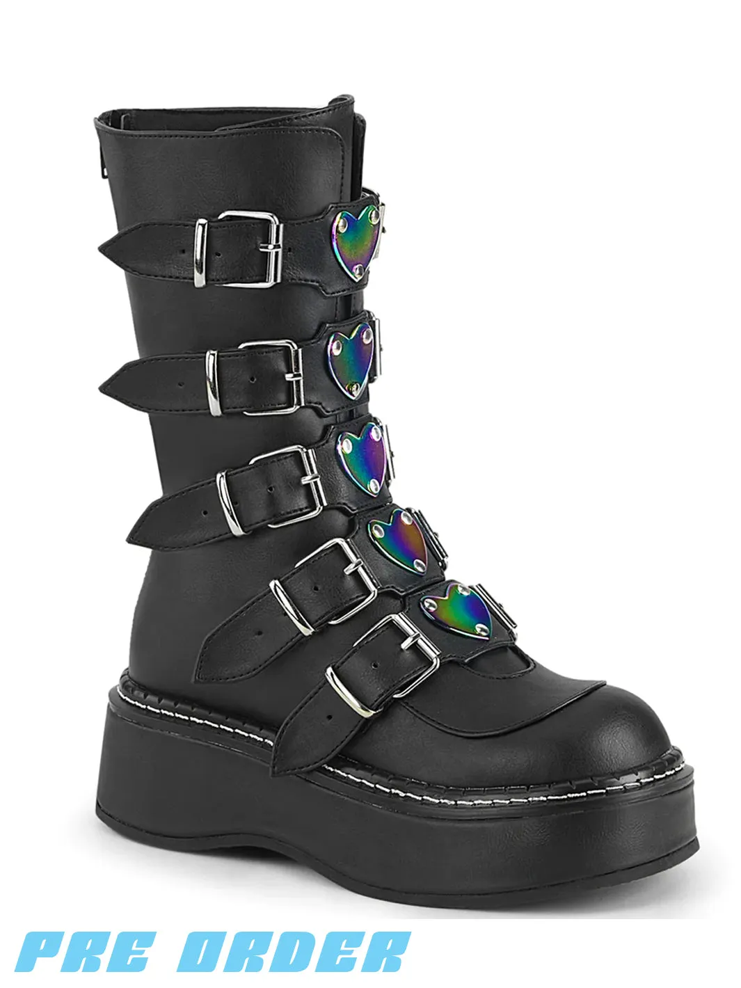 DEMONIA EMILY 330 BOOTS - BLACK ✰ PRE ORDER ✰