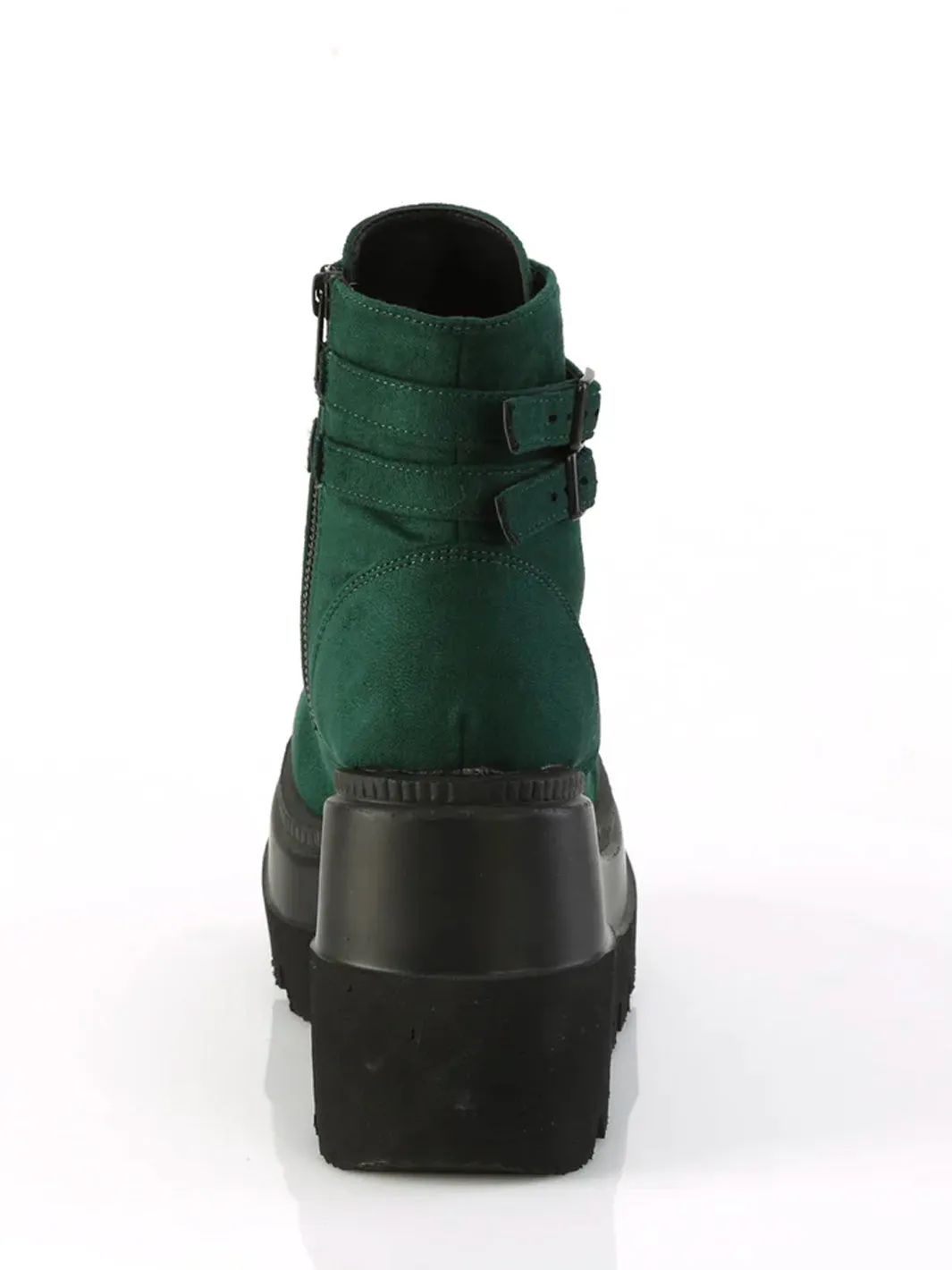 DEMONIA SHAKER-52 - EMERALD VEGAN SUEDE *✰ PRE ORDER ✰