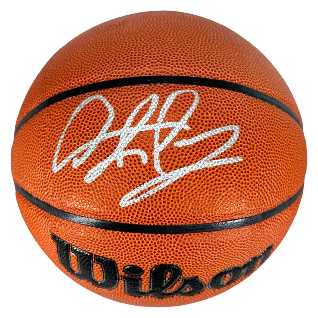 Dennis Rodman Signed Wilson Authentic Series NBA Basketball Silver Ink (Beckett)