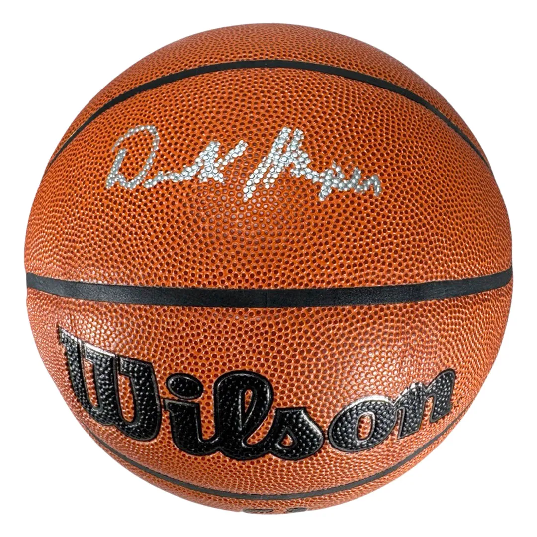 Derek Harper Signed Wilson Authentic Series Basketball (Beckett)