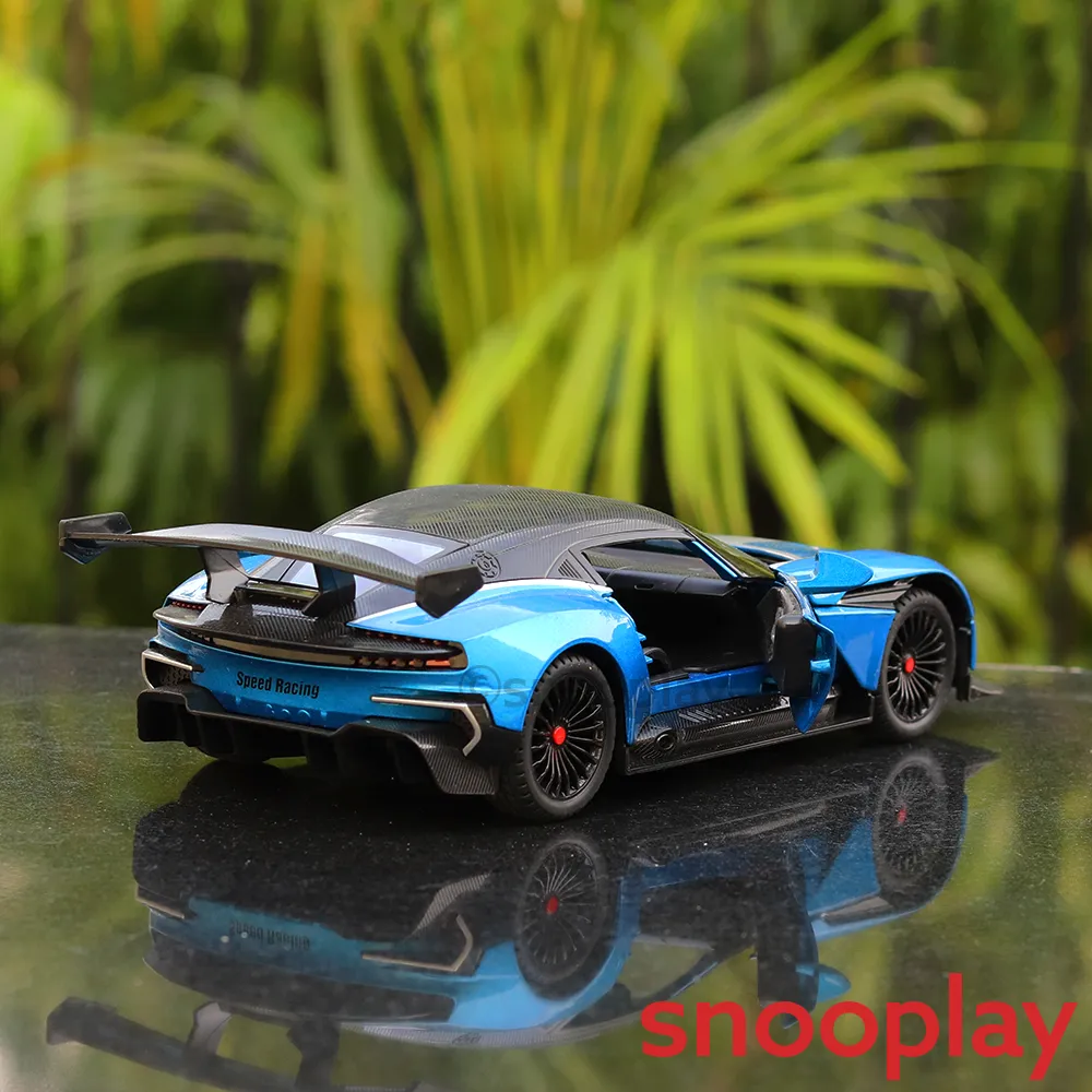 Diecast Sports Car Resembling Aston Martin with Openable Parts, Lights and Sounds (Scale 1:22) - Assorted Colours