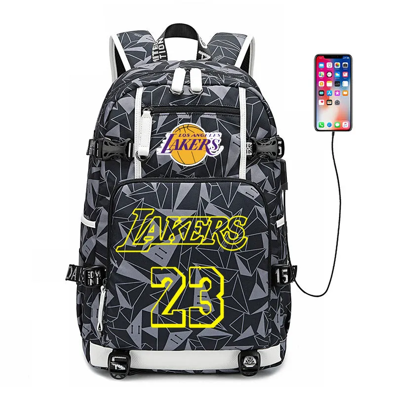 DUNNMALL Kobe Schoolbag Curry Basketball James Backpack Harden Backpack Weishao George Peripheral Owen Luminous Wade