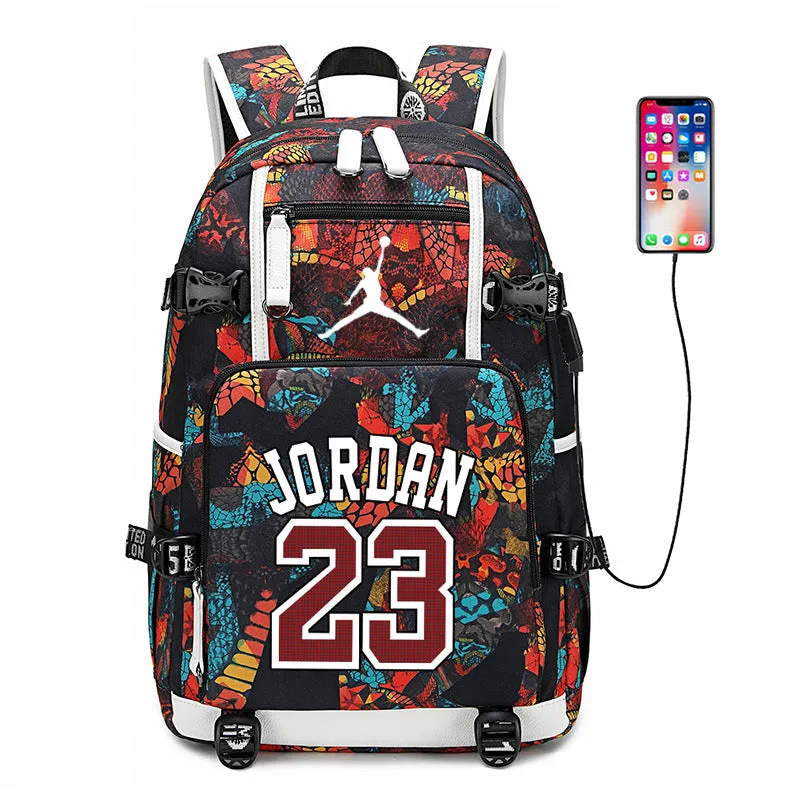 DUNNMALL Kobe Schoolbag Curry Basketball James Backpack Harden Backpack Weishao George Peripheral Owen Luminous Wade