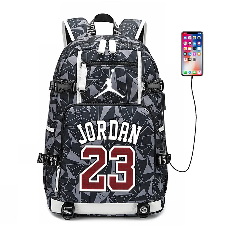 DUNNMALL Kobe Schoolbag Curry Basketball James Backpack Harden Backpack Weishao George Peripheral Owen Luminous Wade