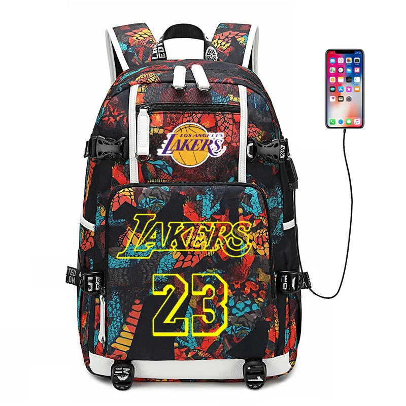 DUNNMALL Kobe Schoolbag Curry Basketball James Backpack Harden Backpack Weishao George Peripheral Owen Luminous Wade