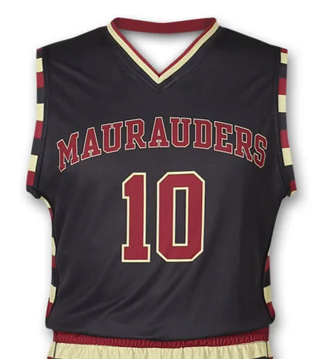 Dynamic Team Sports 'Maurader' Custom Sublimated Basketball Jersey