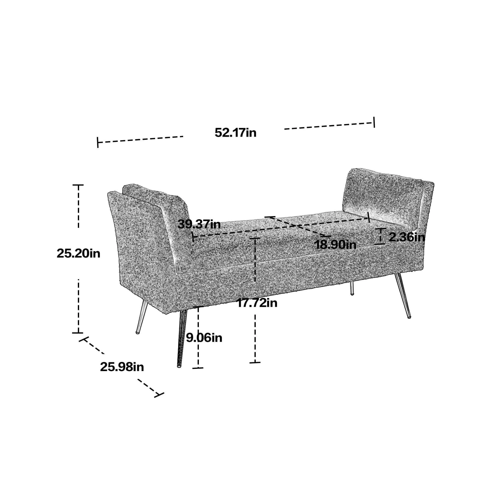 Enhance Your Space with a Cozy Living Room Bench or End-of-Bed Bench