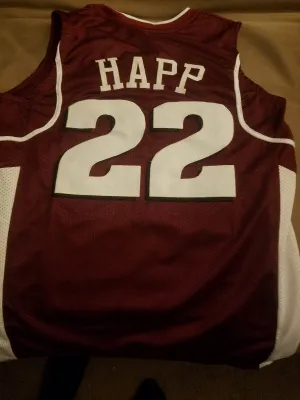 Ethan Happ Wisconsin Badgers College Basketball Throwback Jersey