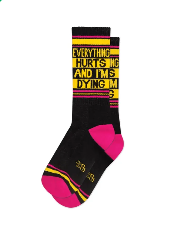 Everything Hurts Crew Socks ^