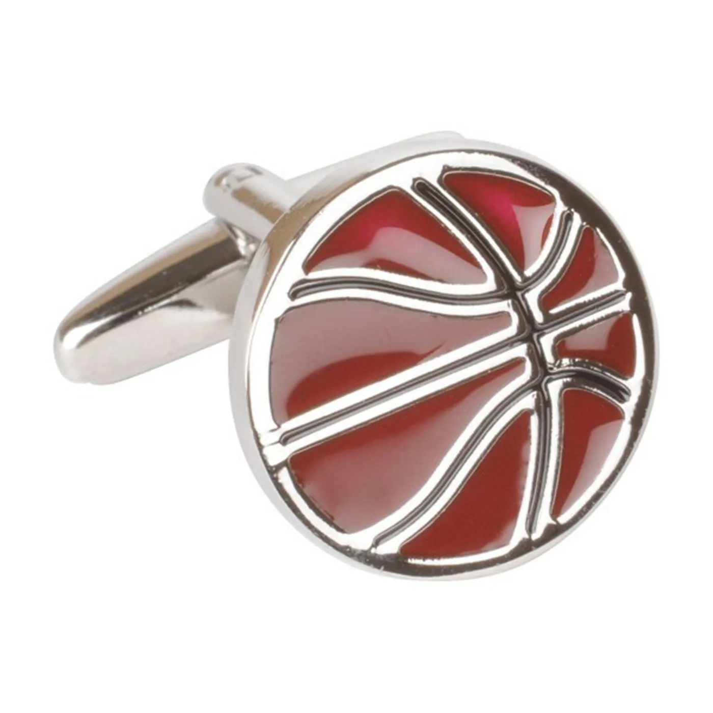 Flat Basketball Cufflinks