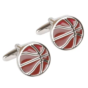 Flat Basketball Cufflinks