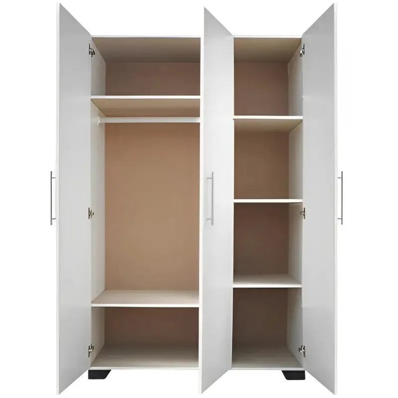 Freestanding 3 Door Bedroom Wardrobe With No Drawers