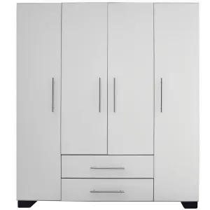 Freestanding 4 Door Wardrobe for Sale With Drawers