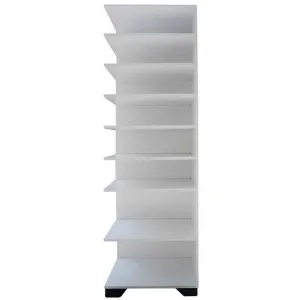 Freestanding Open Shoes Rack With 9 Shelves