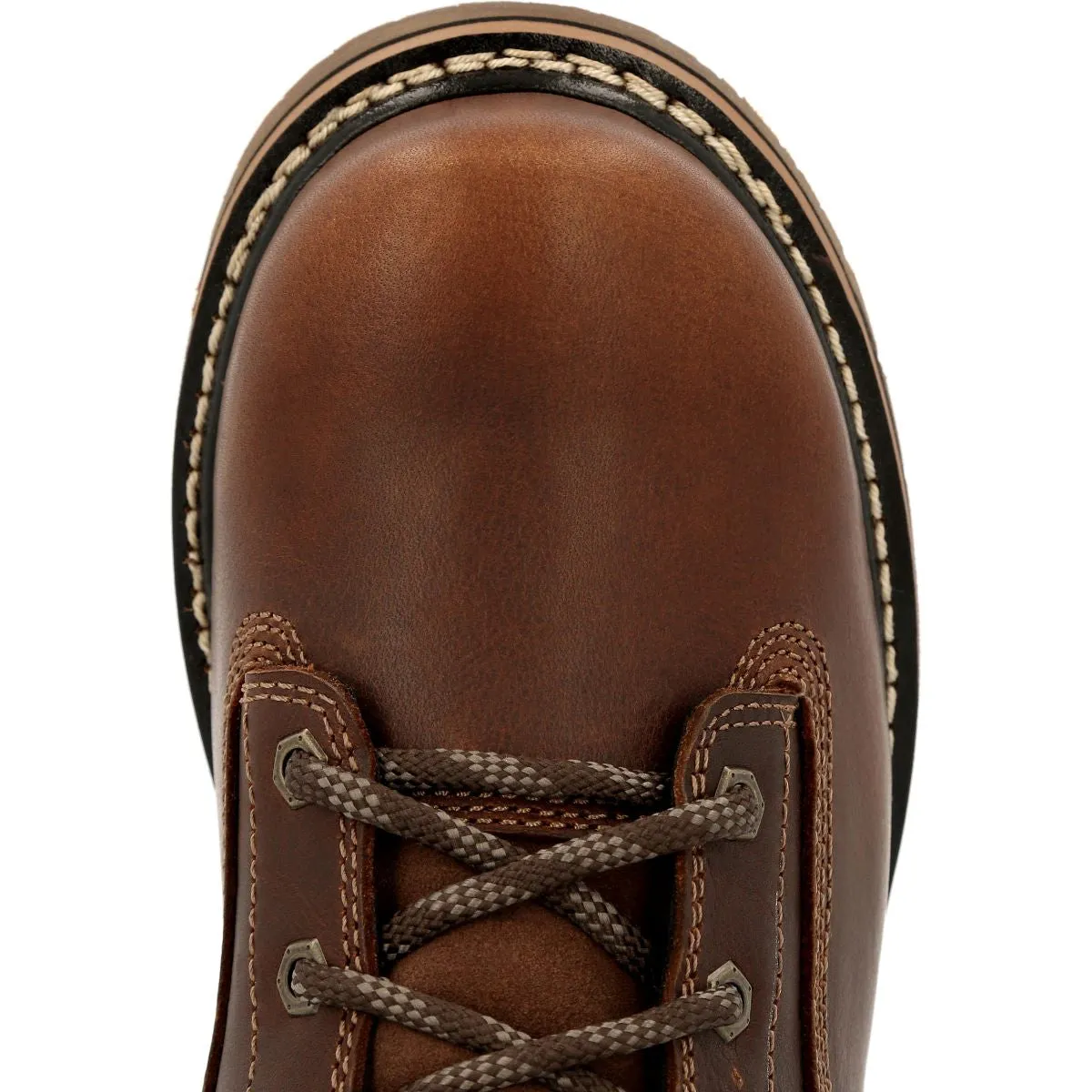 'Georgia Boot' Men's 6" Amp LT Edge EH WP Soft Toe - Brown