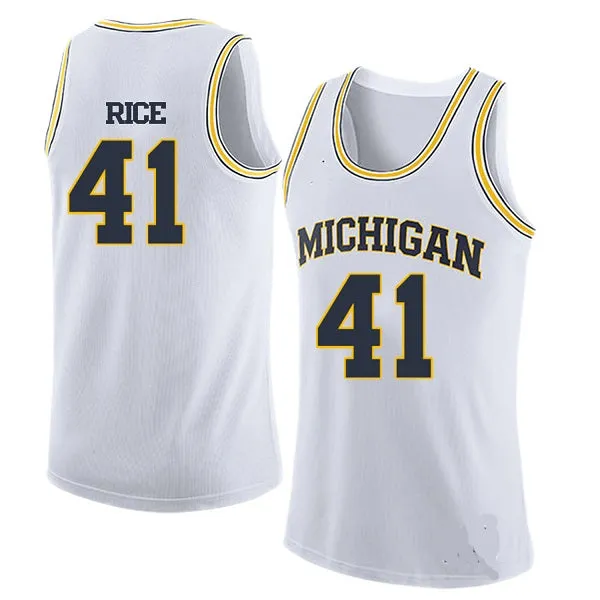 Glen Rice Michigan Wolverines College Basketball Throwback Jersey