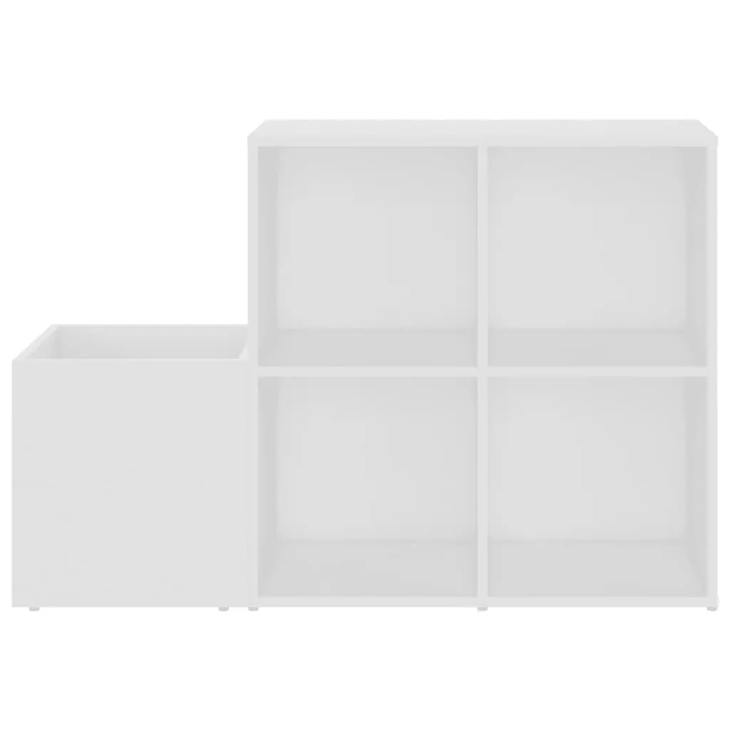 Hall Shoe Cabinet White 105x35.5x70 cm Chipboard