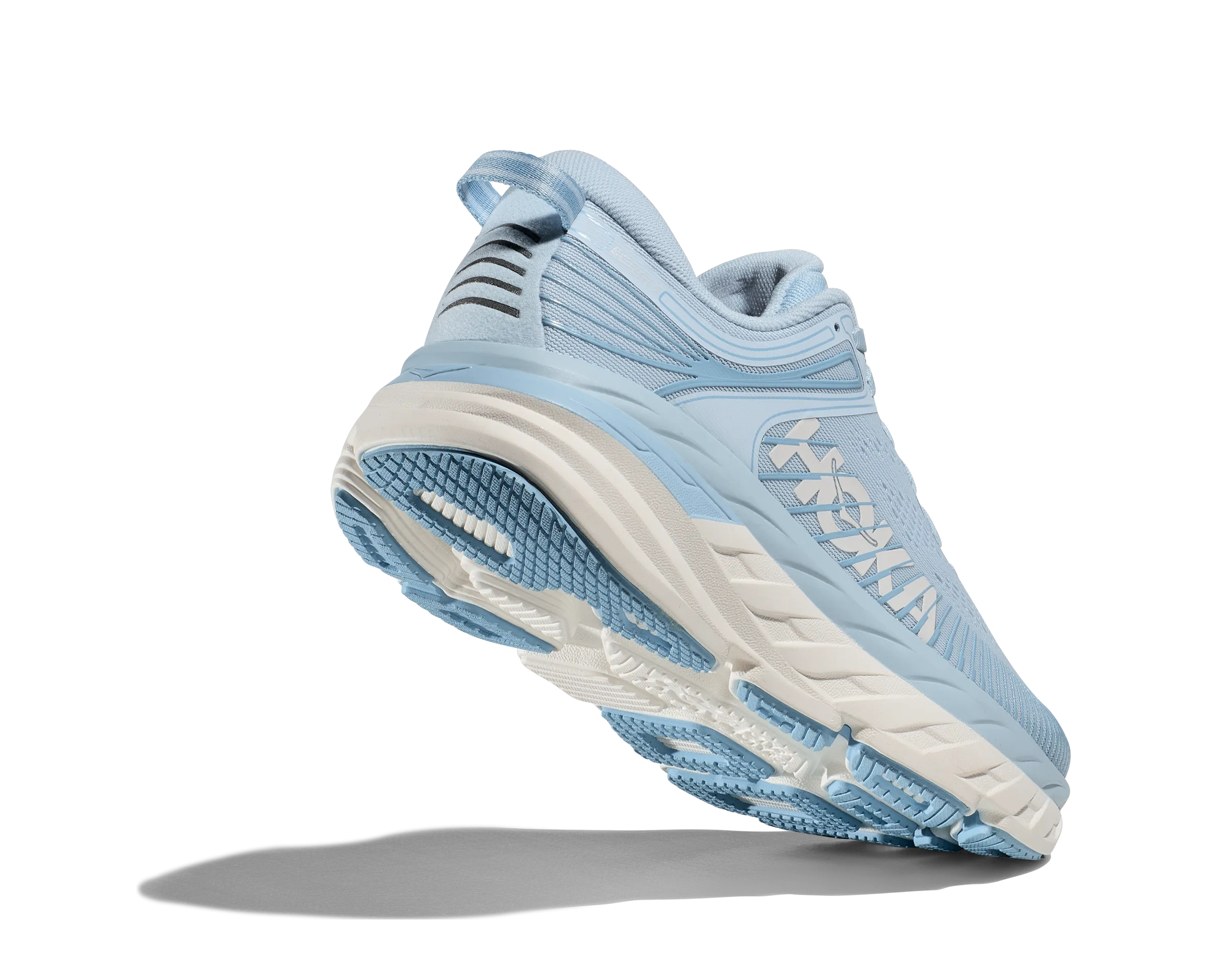 HOKA WOMENS BONDI 7 - ICE WATER / WHITE