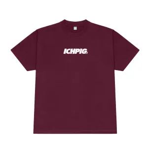 ICHPIG SPRINTERS TEE DARK MAROON/WHITE