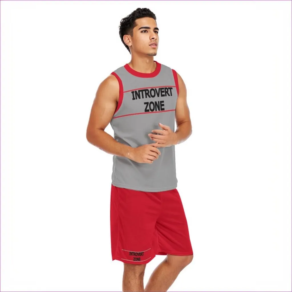 Introvert Zone Men's Basketball Clothing Set