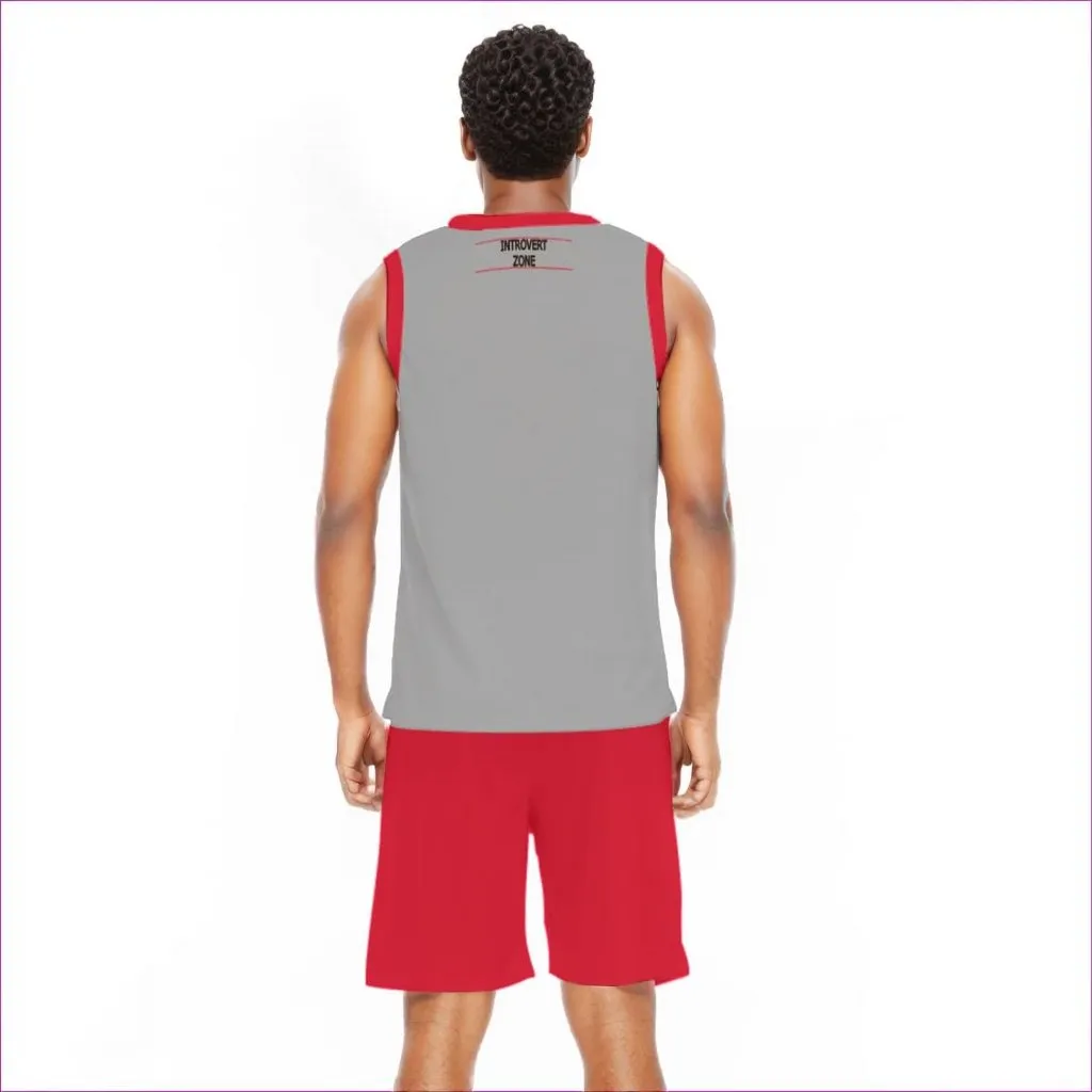 Introvert Zone Men's Basketball Clothing Set