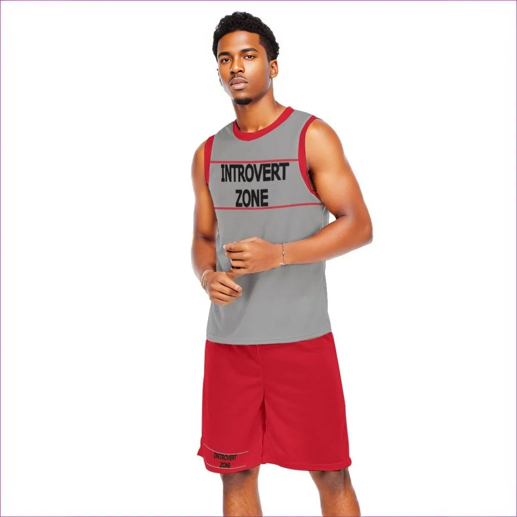 Introvert Zone Men's Basketball Clothing Set