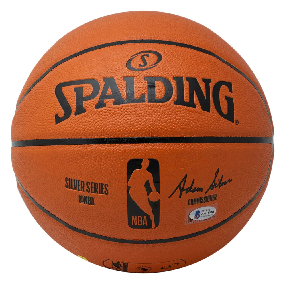 JA Morant Memphis Grizzlies Signed Full Size Spalding Replica Basketball BAS