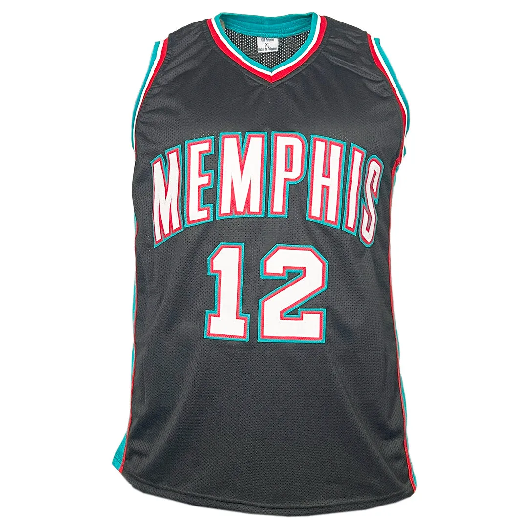 Ja Morant Signed Memphis Retro Black Basketball Jersey (Beckett)