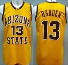 James Harden Arizona State Sun Devils College Basketball Throwback Jersey.