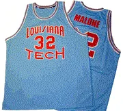 Karl Malone Louisiana Tech College Basketball Throwback Jersey