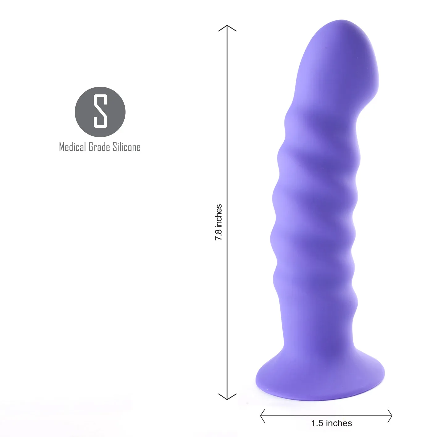 Kendall Silicone Purple Dong