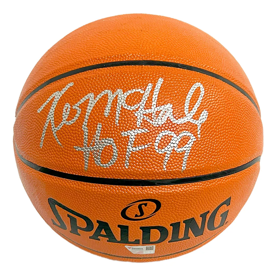 Kevin McHale Signed NBA Spalding Game Series Basketball (Fanatics)