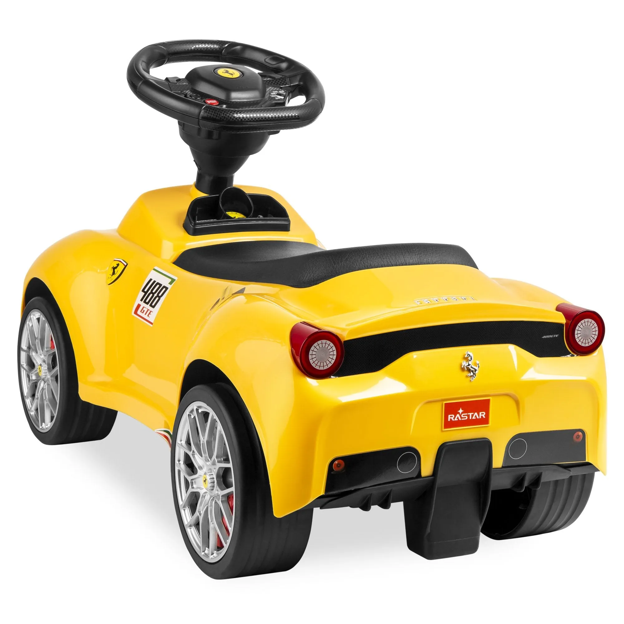 Kids Ferrari 458 Foot-to-Floor Sports Ride-On Push Car Scooter w/ Horn