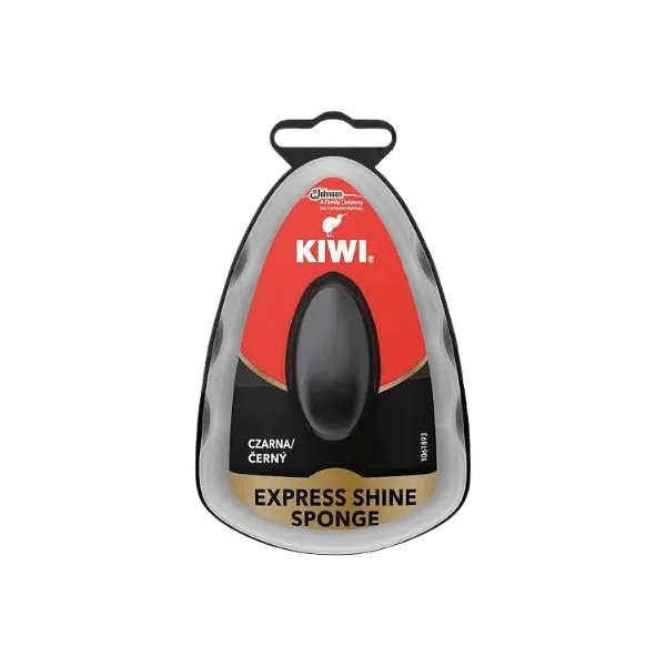 Kiwi Express Shoe Shine Sponge Black Color 7ml