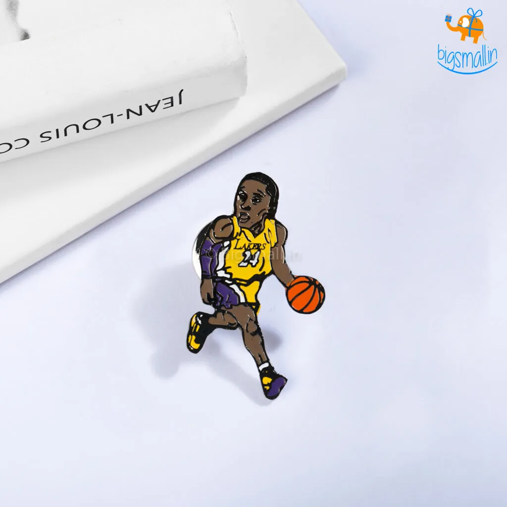 Kobe Bryant Lapel Pins - Set of 2