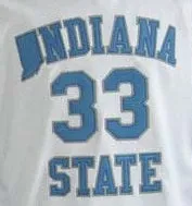 Larry Bird Indiana State College Basketball Throwback Jersey