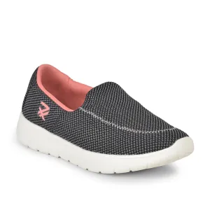 Leap7x Non Lacing Sports Shoes For Ladies (Black) OLIVIA By Liberty