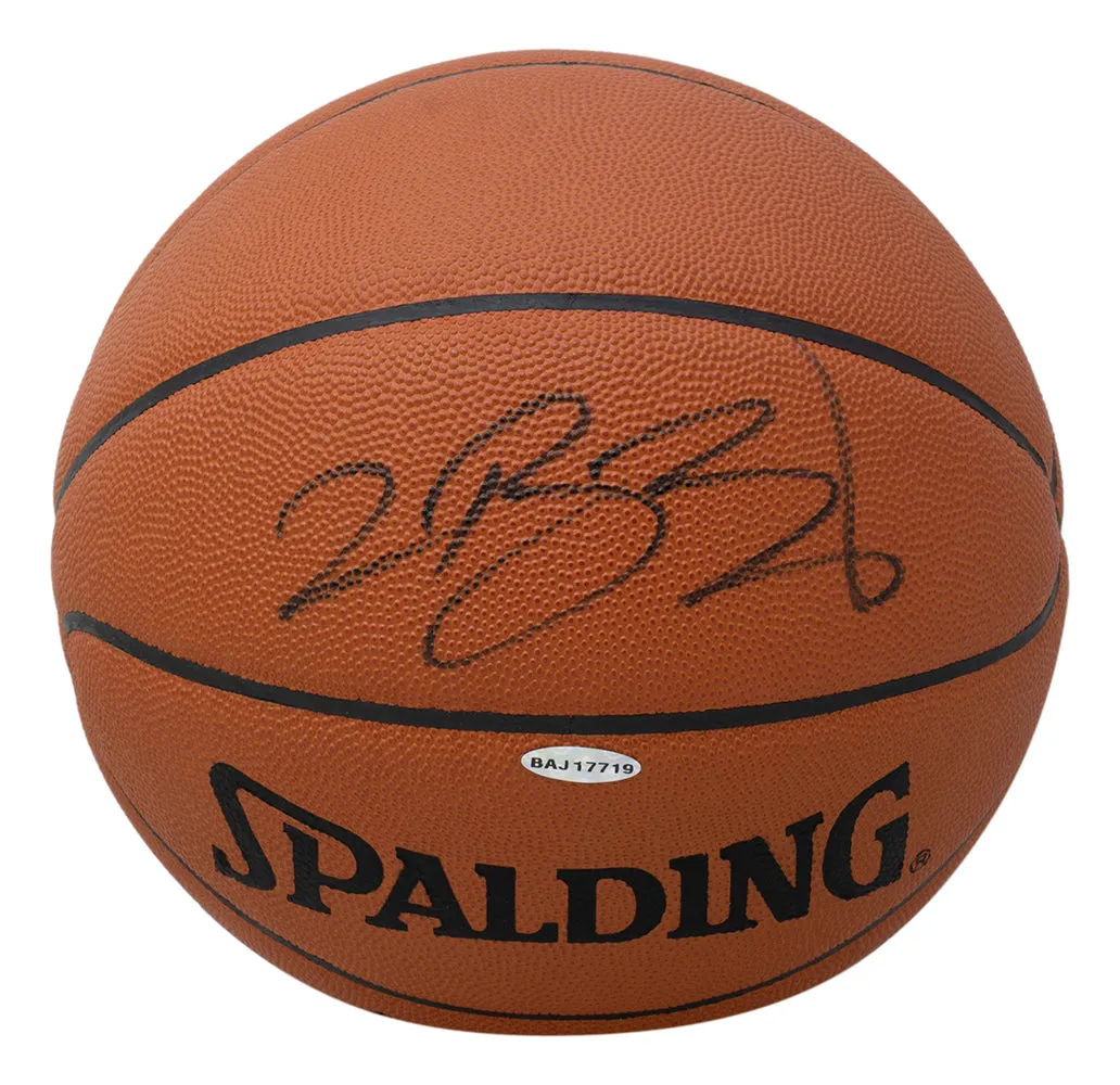 LeBron James Cleveland Cavaliers Rookie Signed Spalding Basketball UDA