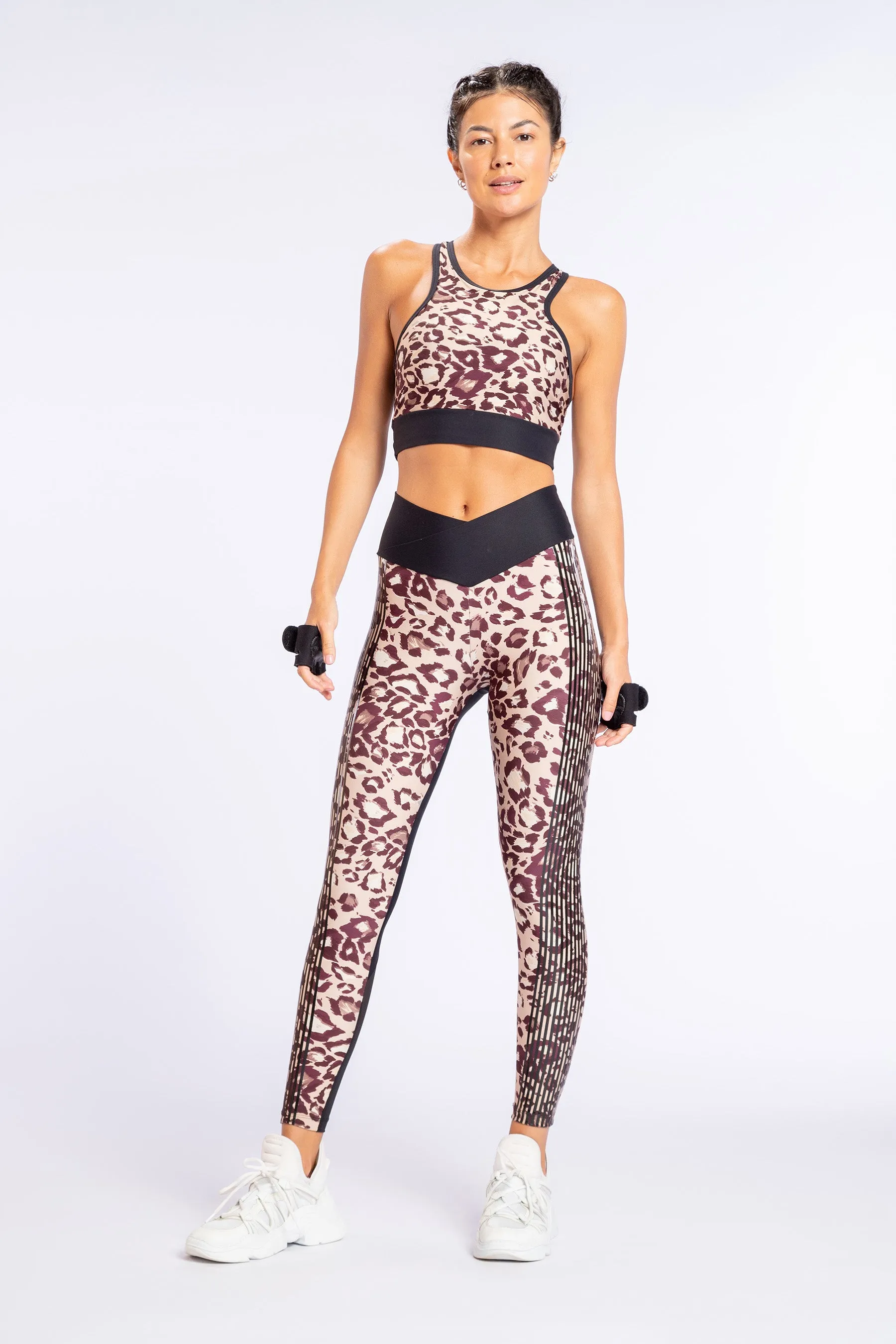 Leopard Halter Top