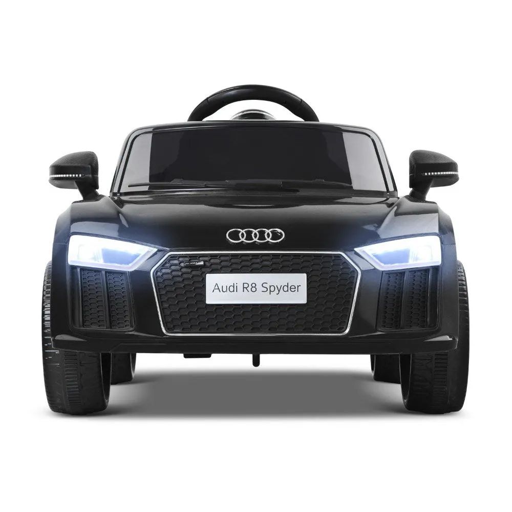 Licensed Audi R8 Ride On Car, Twin Motors, Remote Control – Black