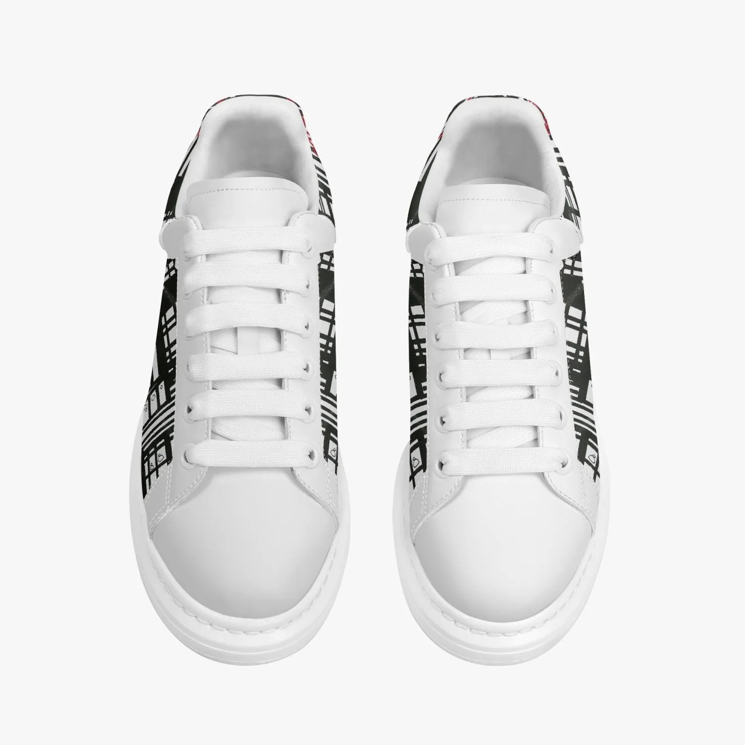 Lifestyle Low-Top Leather Sneakers City Windows