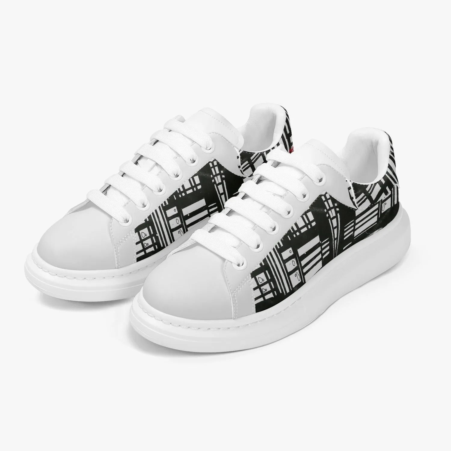 Lifestyle Low-Top Leather Sneakers City Windows