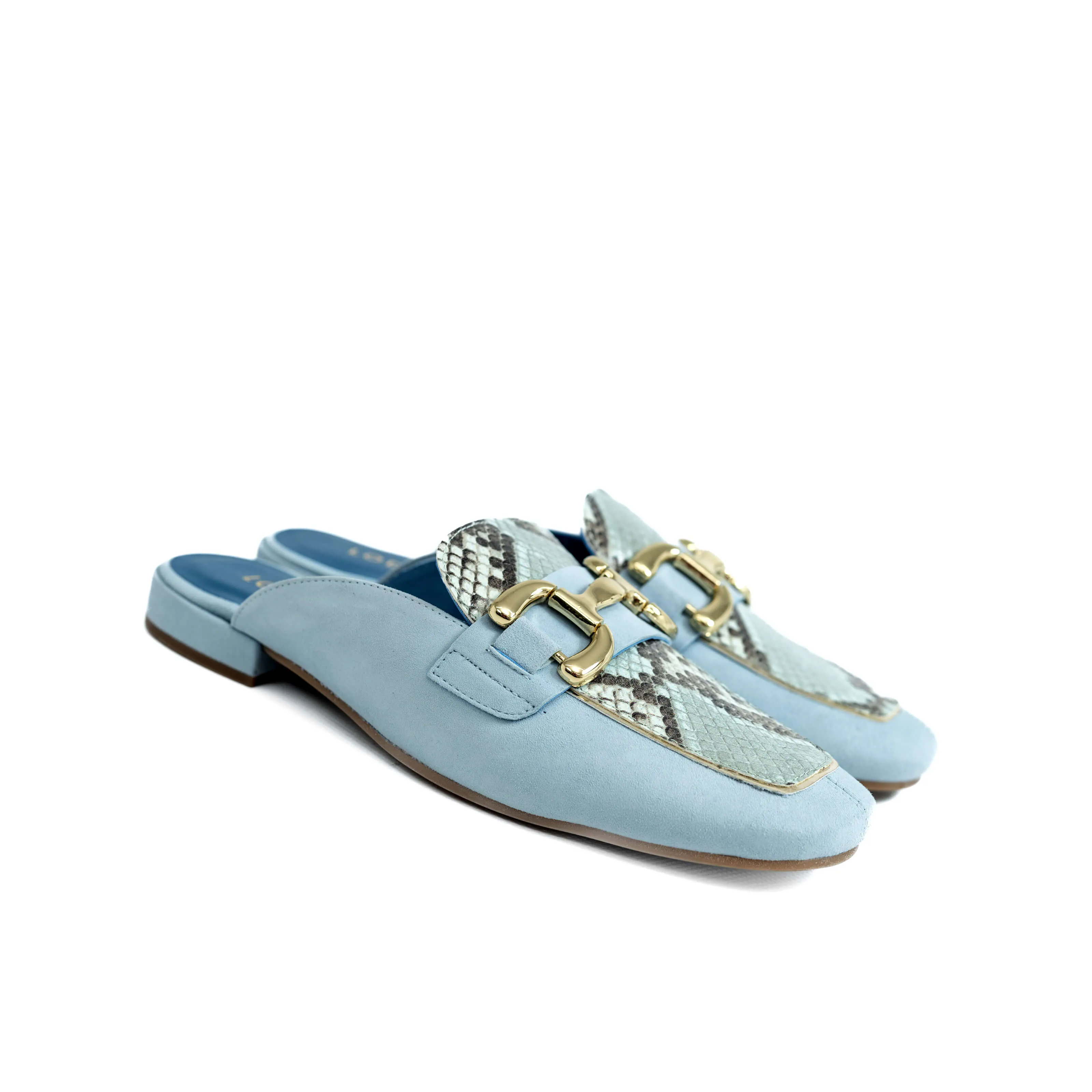 LODI LOVE Powder Blue Mules