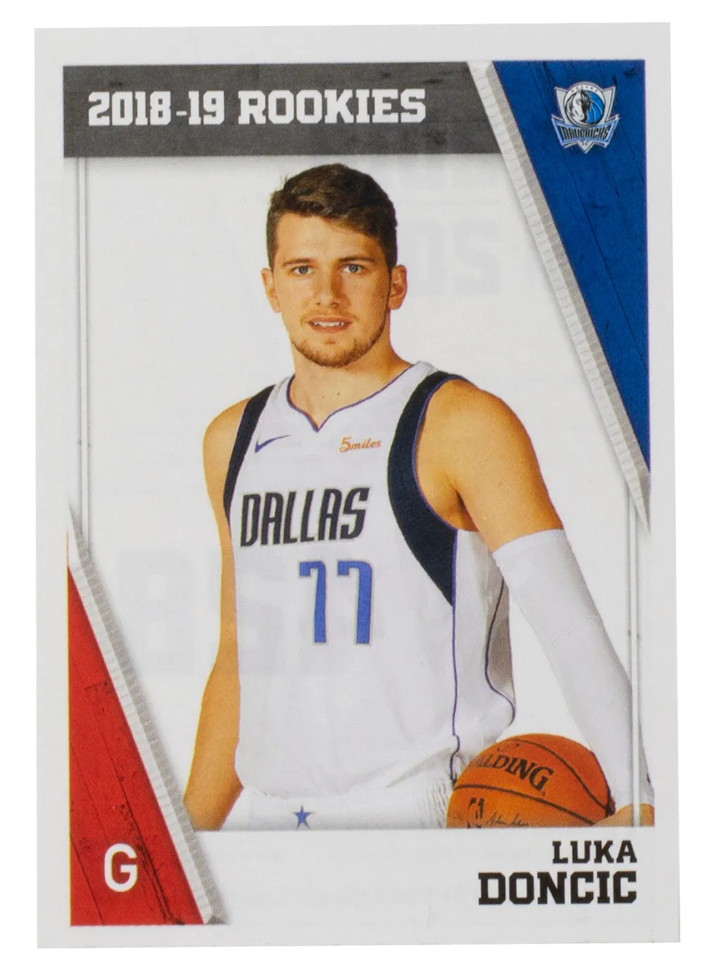 Luka Doncic 2018-19 Panini #428 Dallas Mavericks Rookie Sticker Basketball Card