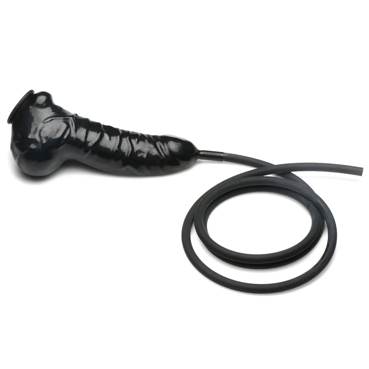 Master Series Guzzler Realistic Penis Sheath With Tube Black