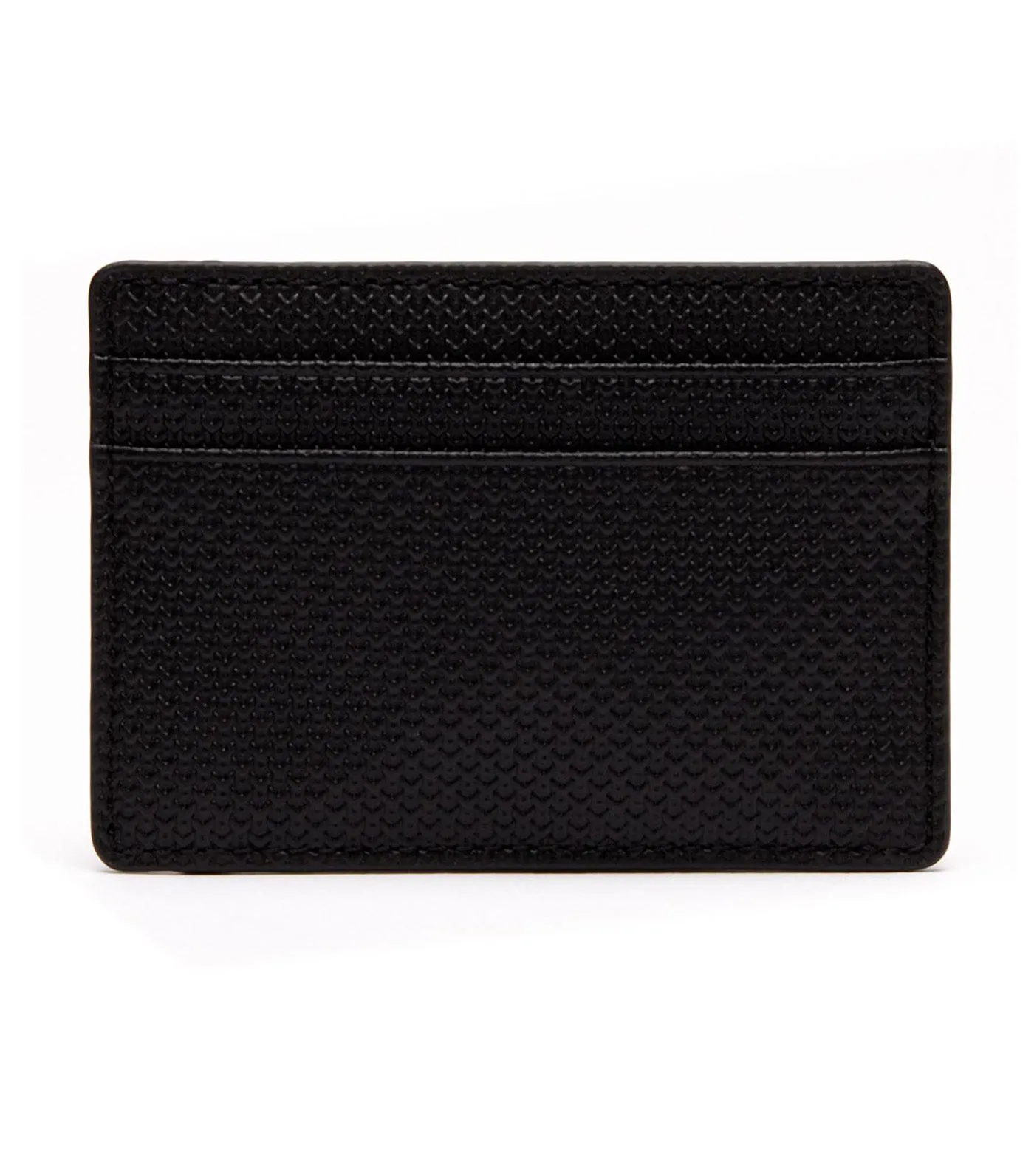 Men's Chantaco Piqué Leather 8 Card Holder And Wallet Noir