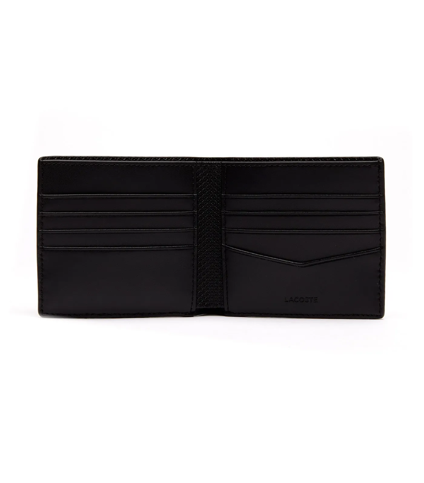 Men's Chantaco Piqué Leather 8 Card Holder And Wallet Noir